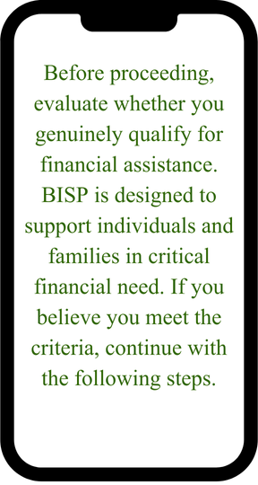 BISP 8171 SMS Ineligible Status